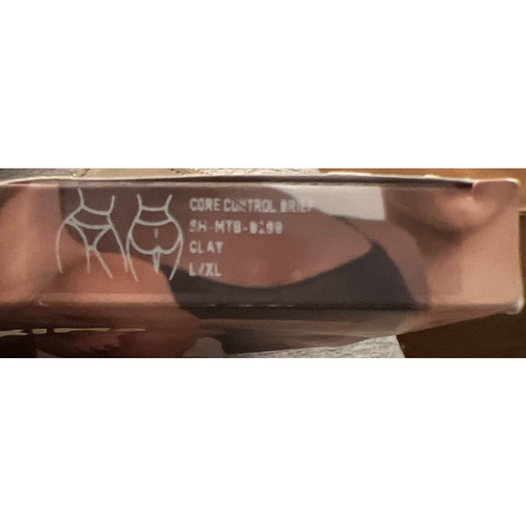 SKIMS Kim Kardashian Core Control Brief Color Clay  Size L/XL - Picture 8 of 8